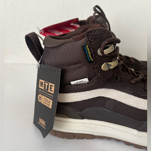 NWT Vans SK8-HI waterproof MTE high top all weather sneakers brown 7.5 - Picture 6 of 10